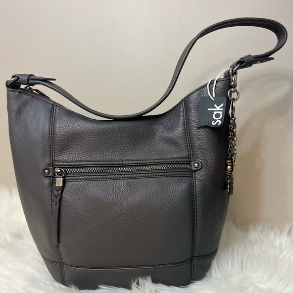 The Sak Black Leather Hobo Bag - Picture 9 of 16